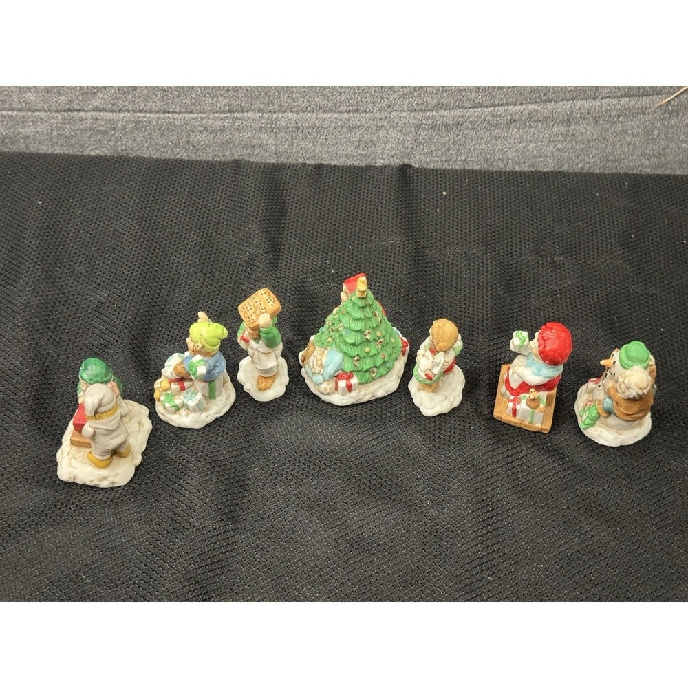 Vintage Miniature Christmas Figurines, (Lot‎ Of 7) Mercuries USA, 1991. - Picture 11 of 16
